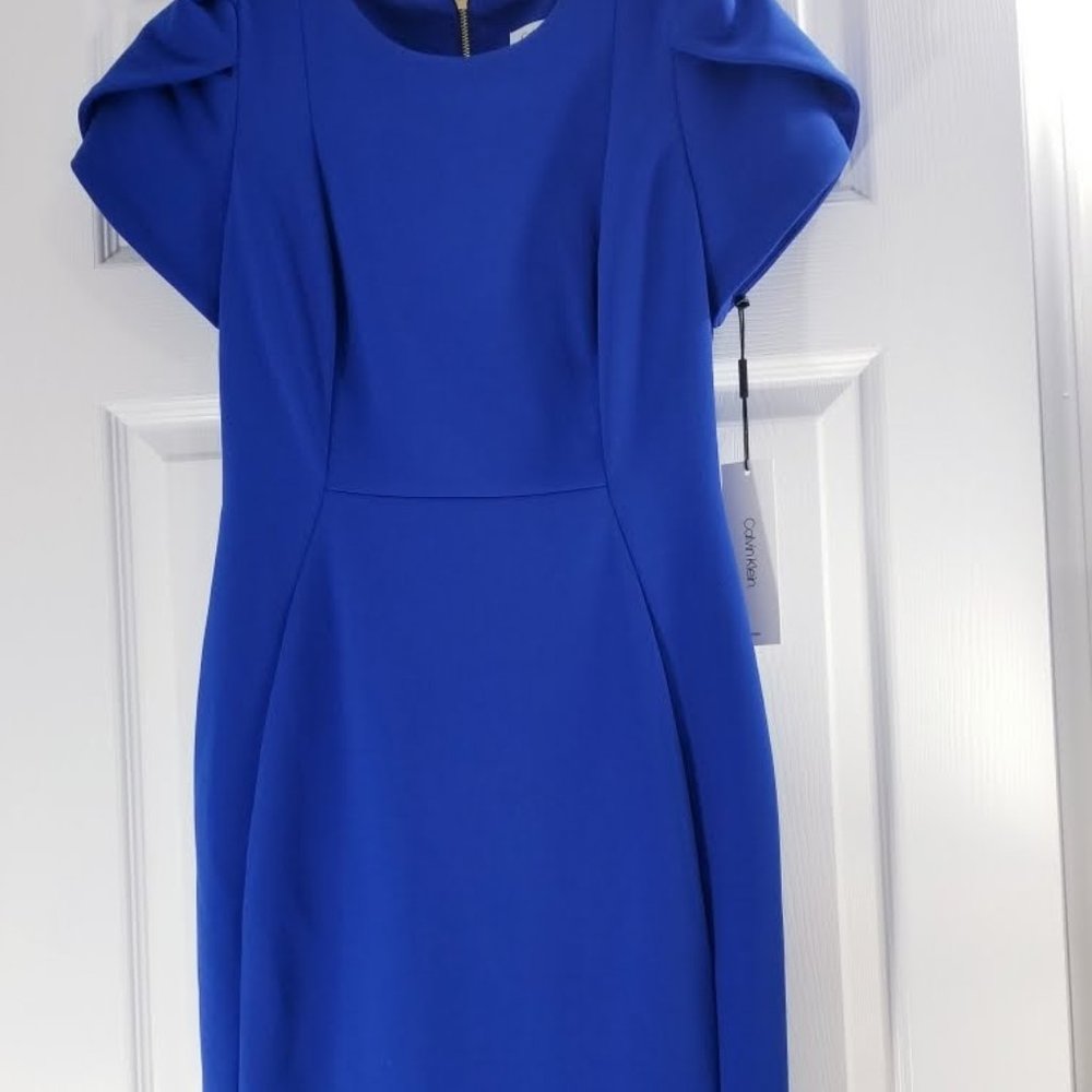 NWT Calvin Klein | Tulip Sleeve Sheath Dress!!